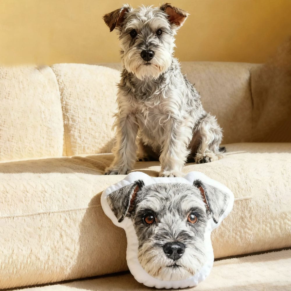 Custom Dog Shaped Memorial Pillow for Pet Owners from Pet Picture