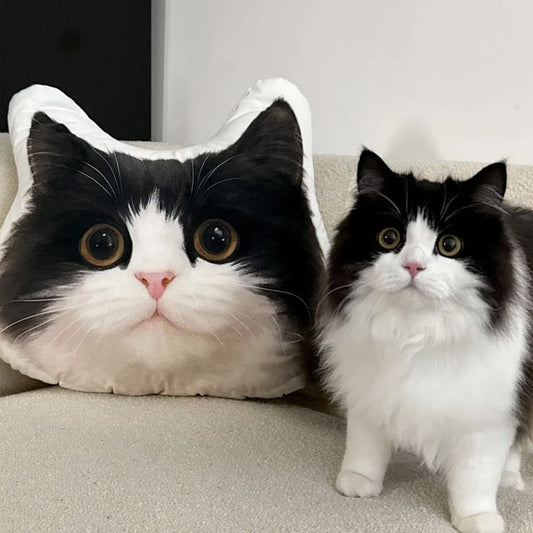 Custom Cat Shaped Pillow