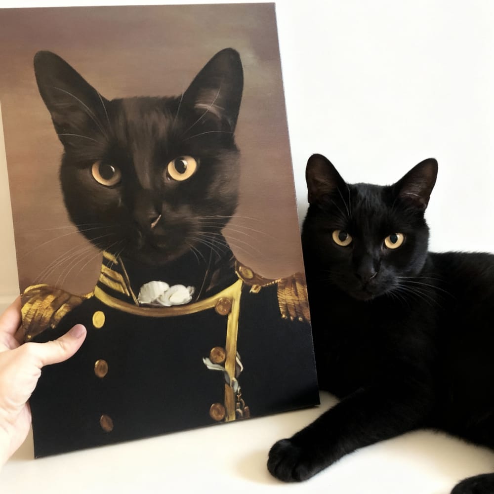 The Admiral - Custom Renaissance Pet Portrait
