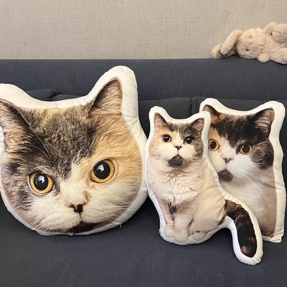 Custom Cat Shaped Pillow