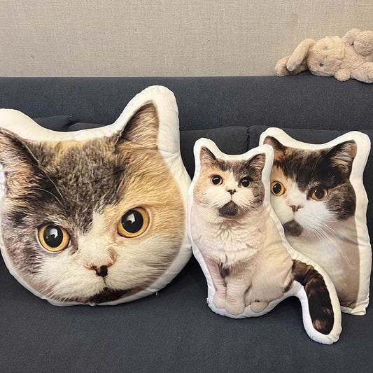 Custom Cat Shaped Pillow