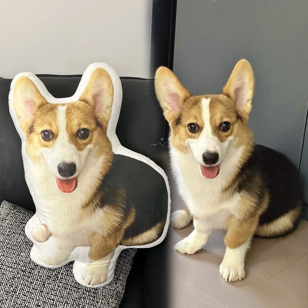 Custom Dog Shaped Memorial Pillow for Pet Owners from Pet Picture