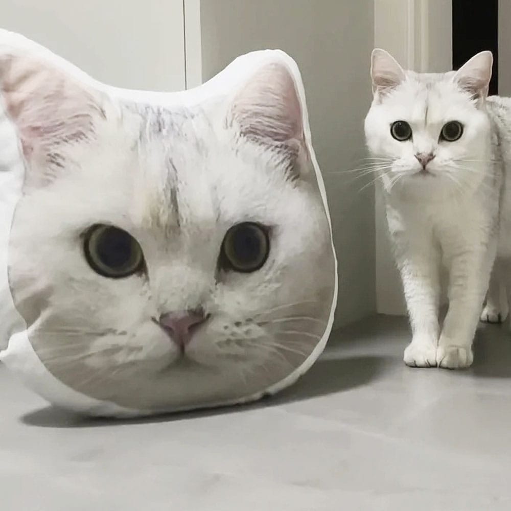 Custom Cat Shaped Pillow