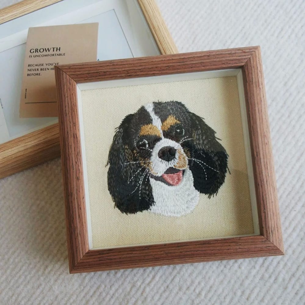 Embroidered Pet Portrait