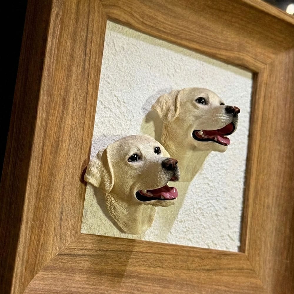 Custom Pet Head Sculpture