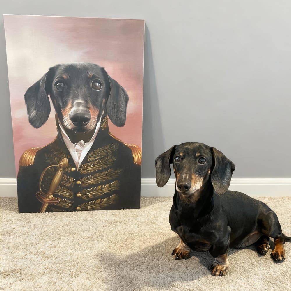 The General - Custom Renaissance Pet Portrait