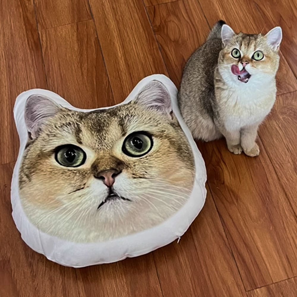 Custom Cat Shaped Pillow