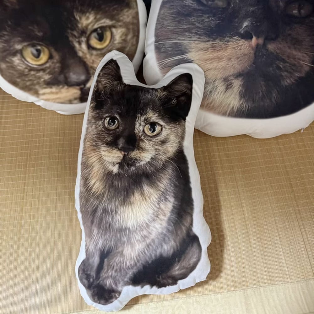 Custom Cat Shaped Pillow