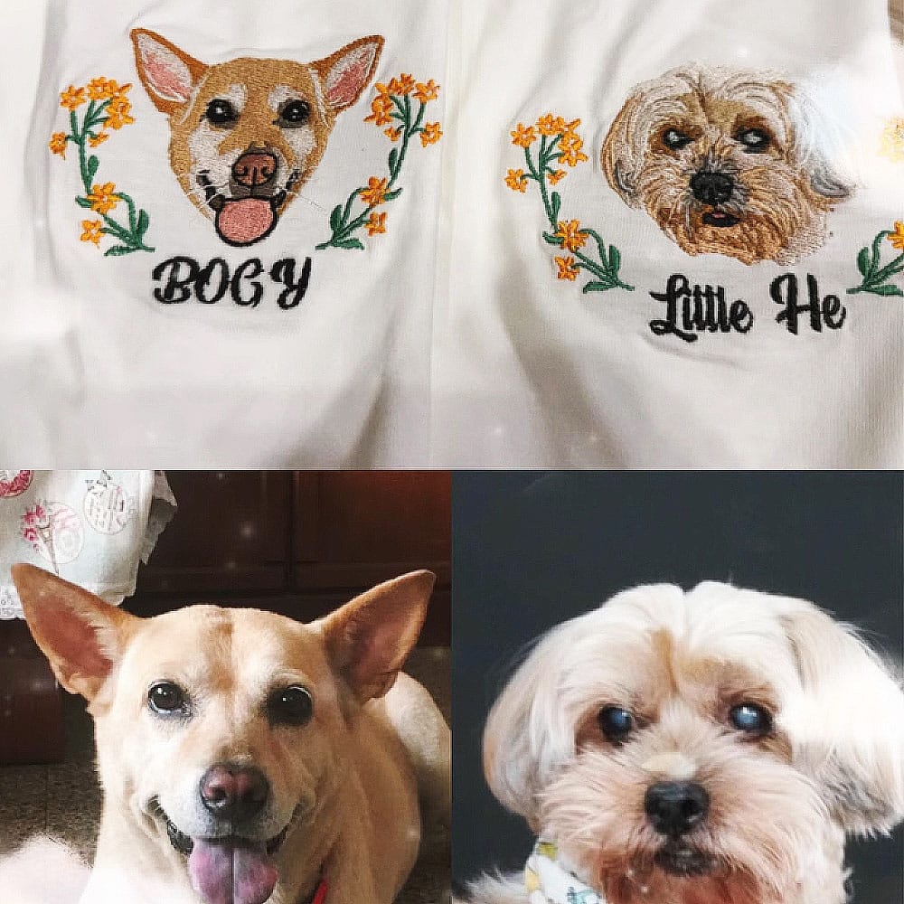 Pet Memorial Embroidered Crewneck