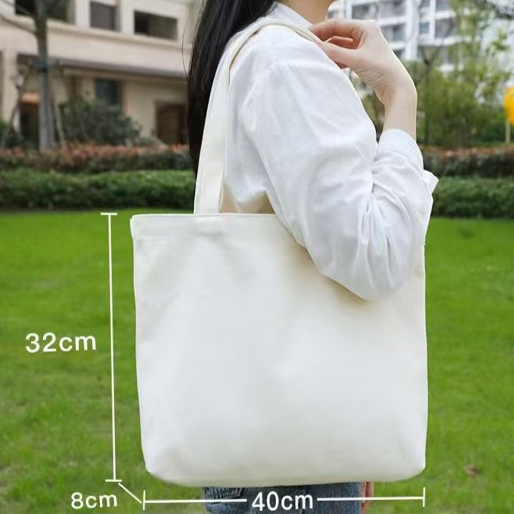 Sac en toile brodé avec portrait d'animal de compagnie